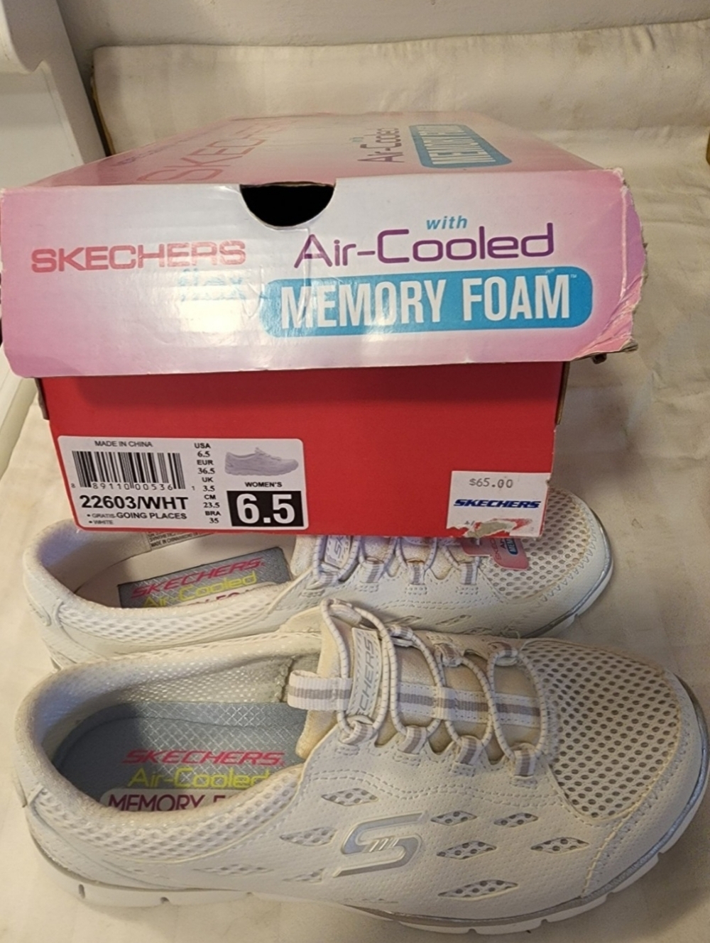 Skechers Women's  Athletic Shoes with Coral Accents